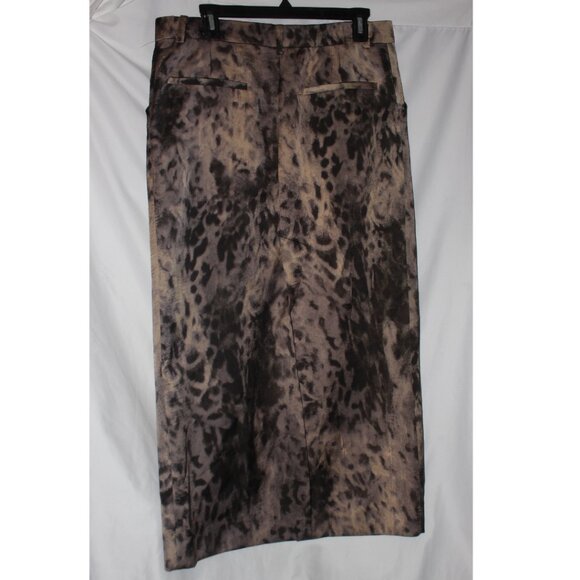 NWT Zara Leopard Print Skirt Size L - Picture 6 of 8
